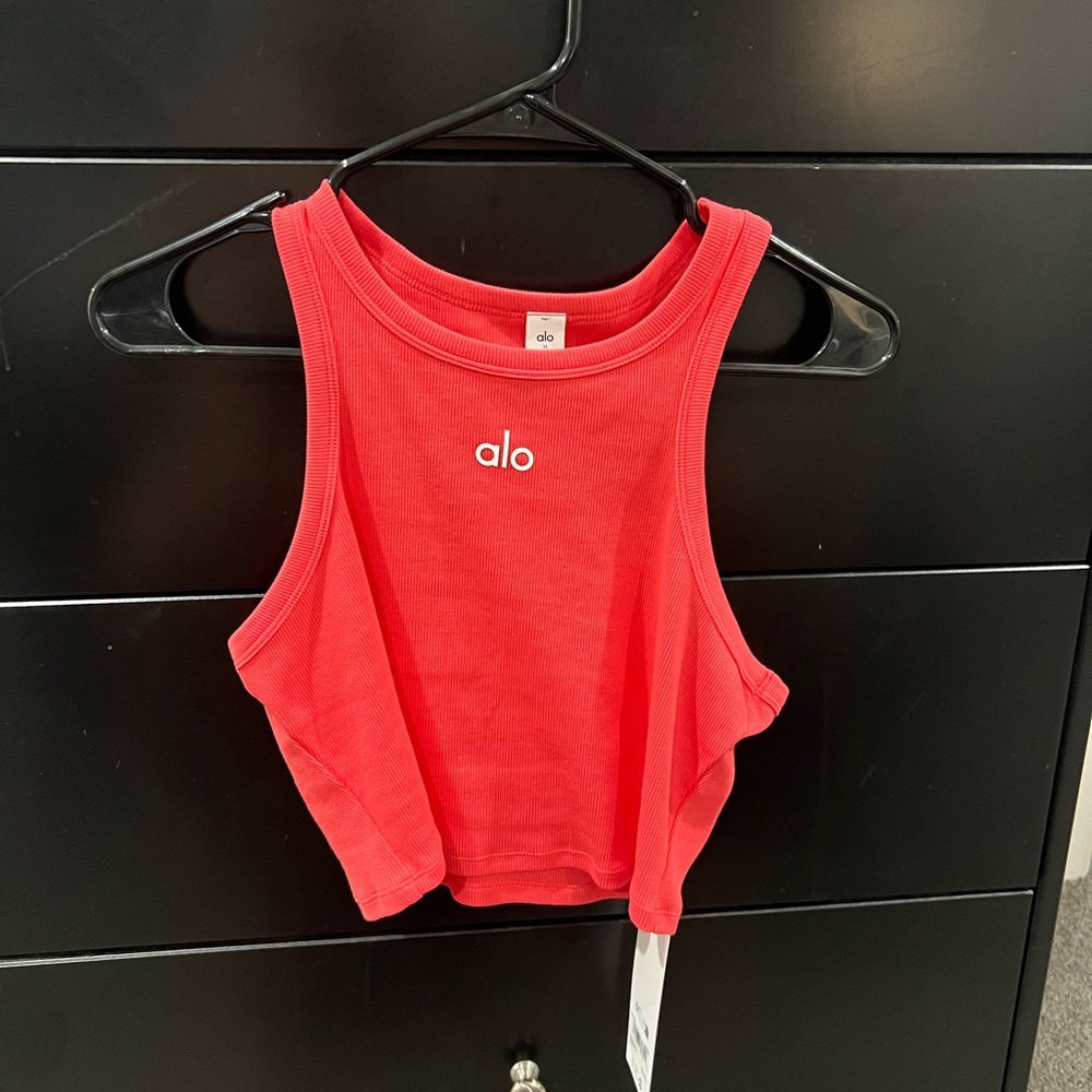 ALO Yoga Vibrant Red Tank Top